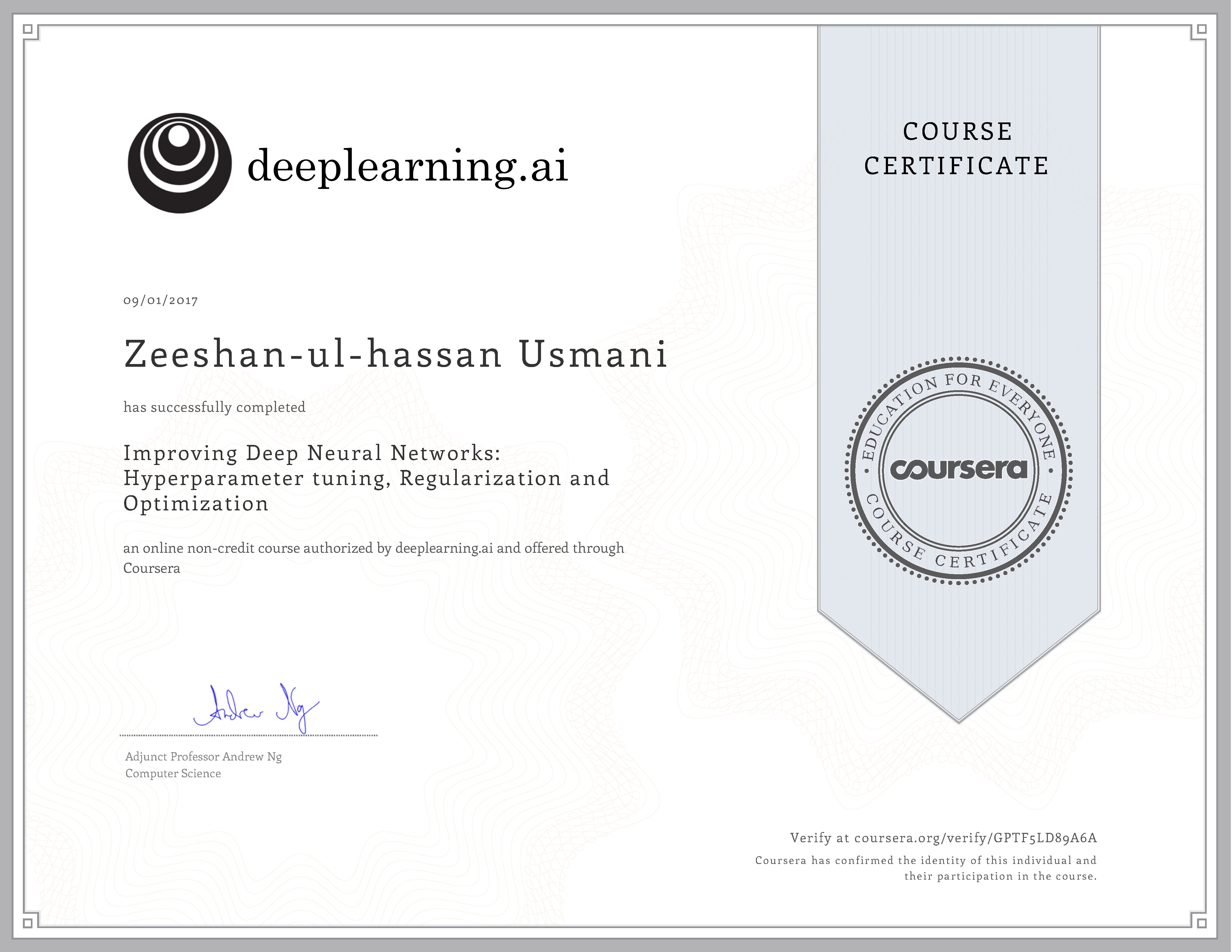 Improving Deep Neural Networks Certificate